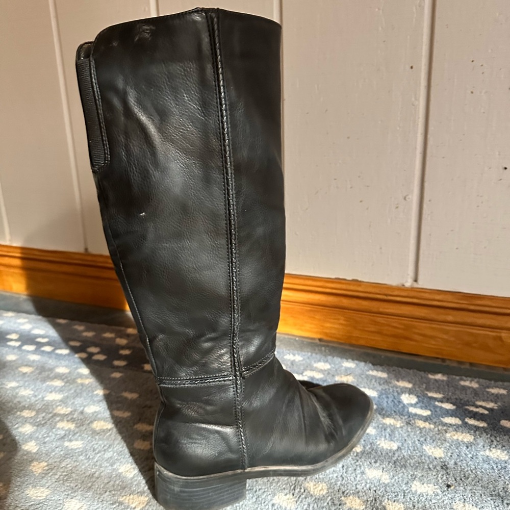FRYE Lillian Black Riding Boots